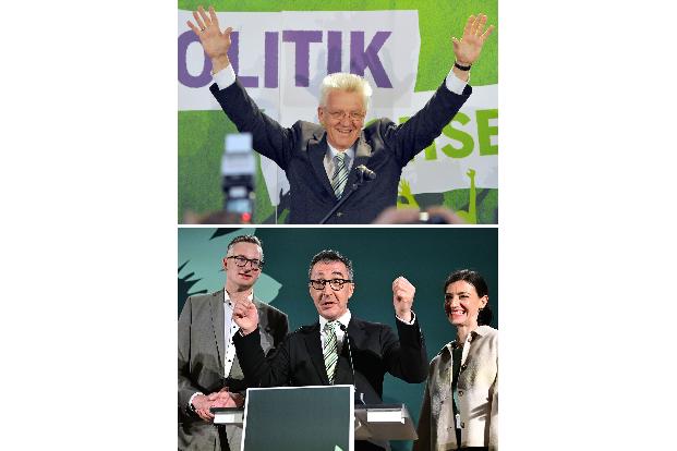 Hat diese Krawatte Glück gebracht? Schon Kretschmann trug das selbe Modell 2011. 