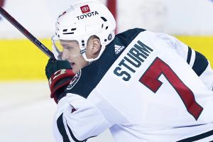 NHL: Nico Sturm erzielt sein 50. Tor