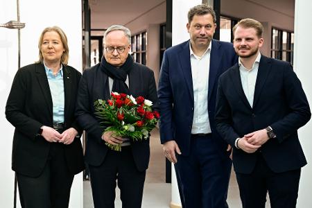 Bemühtes Lächeln in der SPD-Spitze. 