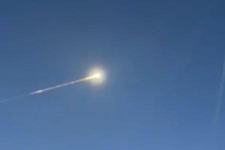 Auch aus weiter Entfernung war das Lichtspektakel sichtbar. 