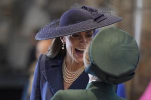 Herzlicher Moment zwischen Prinzessin Kate und Prinzessin Anne