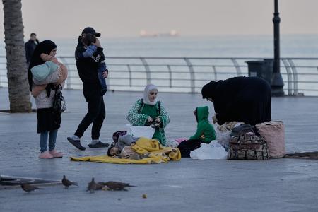 Im Libanon treibt der Krieg erneut Hunderttausende Menschen aus ihren Wohngebieten.
