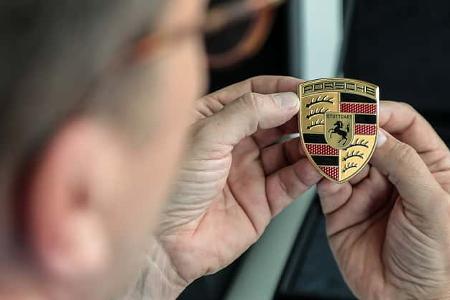 Neues Porsche Wappen Logo Emblem 2023