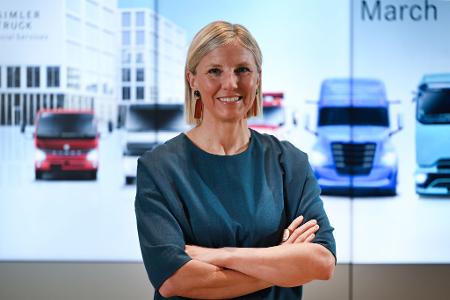 Daimler-Truck-Chefin Karin Rådström: Herausforderndes Geschäftsumfeld. (Archivbild)