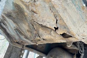 verrosteter Unterboden