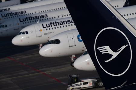 In Frankfurt bleiben viele Lufthansa-Jets stehen.