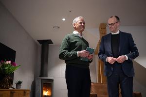 Gleich nach der Ankunft traf sich der Kanzler mit Norwegens Regierungschef zum Vier-Augen-Gespräch.