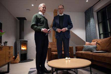 Bei einem Treffen von Merz, Støre und Carney soll es auch um ein milliardenschweres Rüstungsprojekt gehen. 