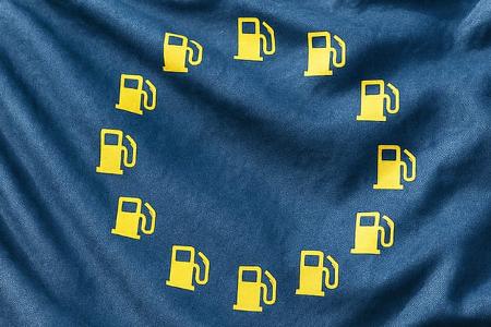 EU-Flagge Kraftstoff