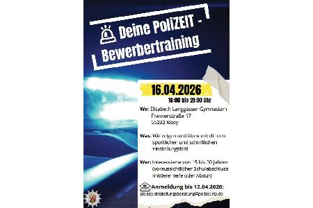 Plakat Bewerbertraining