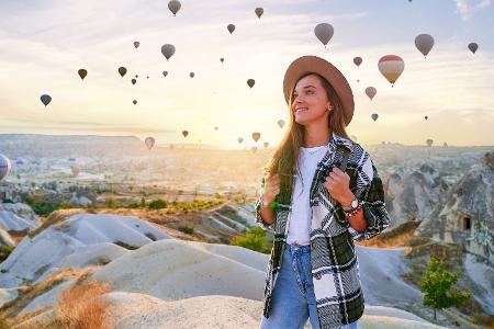 Heißluftballons über Kappadokien