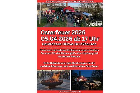 Plakat Osterfeuer Bruckhausen