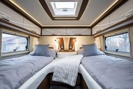 Einzelbetten, Frankia, Luxuswohnmobil