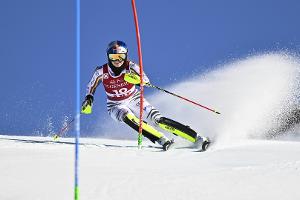 Slalom in Are: Aicher zunächst Zweite hinter Shiffrin