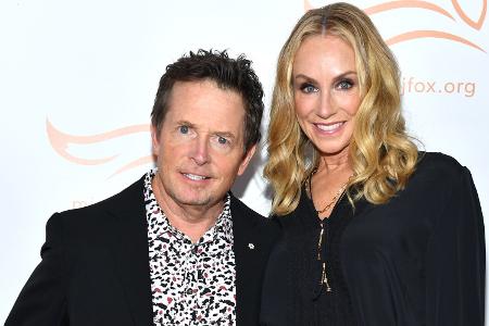 Tracy Pollan und Michael J. Fox