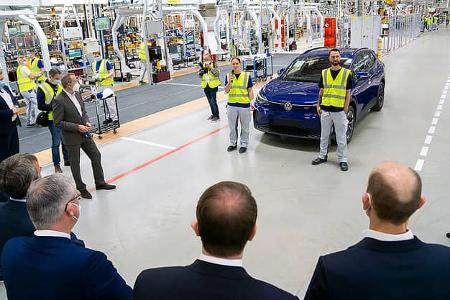 05/2022, VW Volkswagen ID.4 Werk Emden Produktion Fertigung