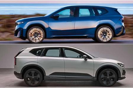 Volvo EX60 vs. BMW iX3