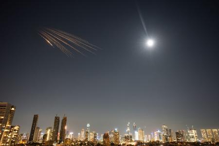 Israel wird vom Iran aus weiterhin mit Raketen beschossen.