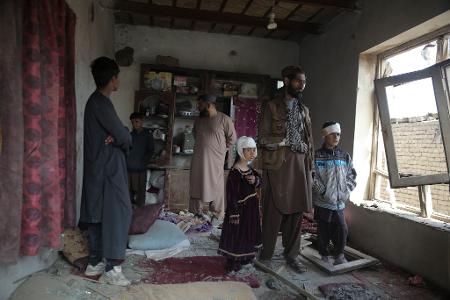 Schon in den letzten Tagen wurden Häuser in Kabul bei pakistanischen Luftangriffen beschädigt. (Archivbild) 