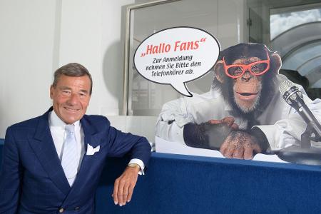 Der Affe Charly ist heute noch eine wichtige Werbefigur für Trigema. (Archivbil) 