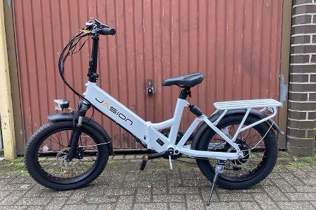 Eigentümer eines Klapp-Pedelecs der Marke Jasion gesucht.
Quelle: Polizei Steinfurt