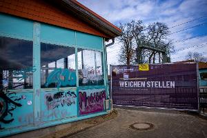Eine Bahnbaustelle in Karstädt in Brandenburg. (Archivbild) 