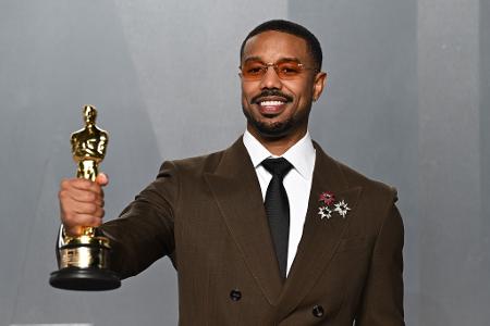 Oscar-Preisträger Michael B. Jordan freute sich mit Anker-Bart. (Archivbild)