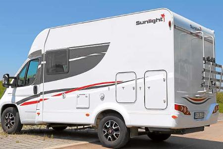 Linke Garagentür kostet Aufpreis beim Sunlight T 60