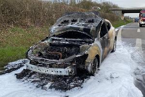 Ausgebrannter PKW