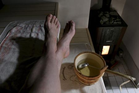 Auch die Saunakultur macht glücklich, finden viele Finnen. (Symbolbild)