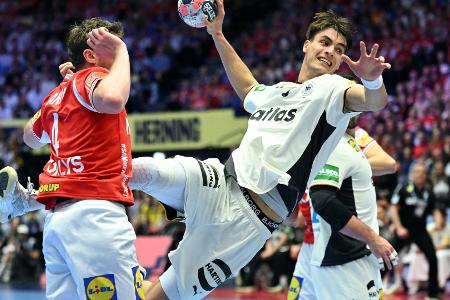 Handball-Härtetest gegen Ägypten - Ehrung für DHB-Stars
