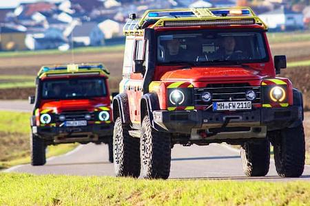 11/2025 Ineos Grenadier LeTech Portalachsen Feuerwehr