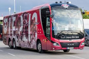 Mannschaftsbus RB Leipzig
