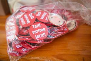 Die Gewerkschaften kämpfen für mehr Tarifverträge in Deutschland (Symbolbild))