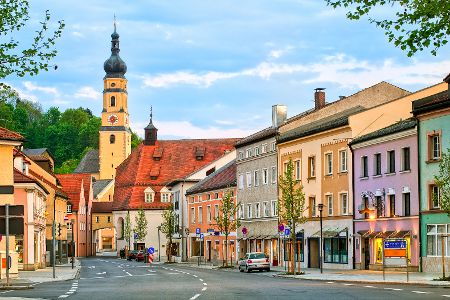 Straße in Dingolfing