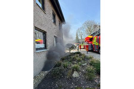Kellerbrand in Werne-Horst.