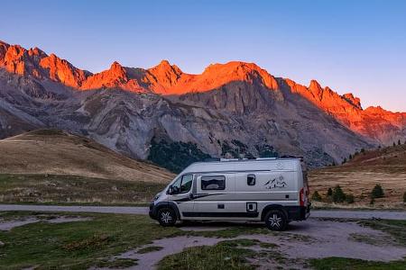 Col de Lautaret Frankreich Wohnmobilstellplatz, 2052 Meter 