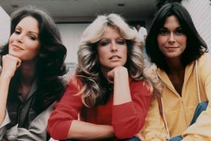 Jaclyn Smith, Farrah Fawcett und Kate Jackson in "Drei Engel für Charlie"