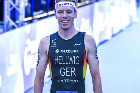Triathlet Hellwig beim Weltcup in Haikou Zweiter