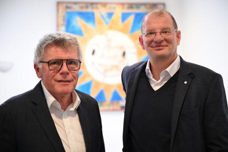 Das Merkur-Führungsduo: Firmenchef Lars Felderhoff (rechts) und Vizechef Manfred Stoffers (links).