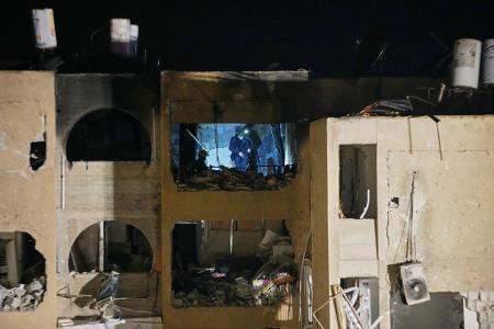 Der Iran richtete mit Raketenangriffen schwere Schäden im Süden Israels an. 