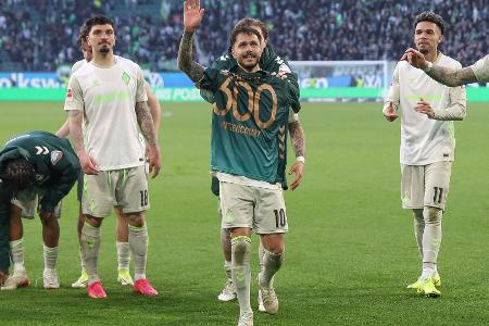 300 Bundesliga-Spiele für Bittencourt: 