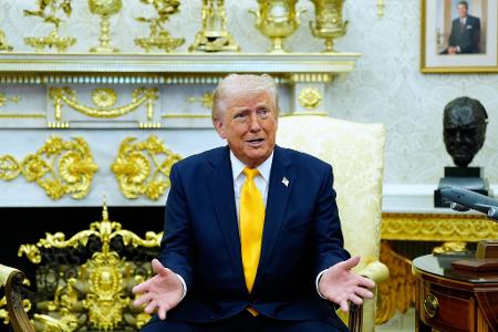 Trump sieht die Kriegsziele als bald erfüllt an. (Archivbild)