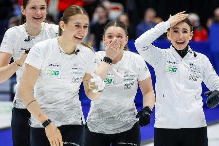 Schweizer Frauen erstmals Curling-Weltmeister