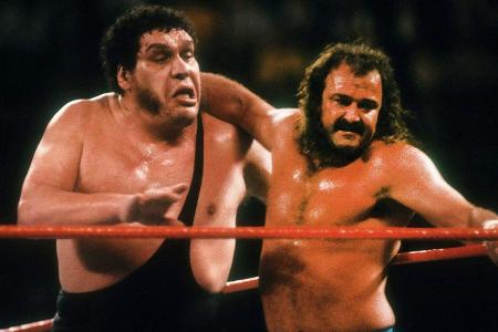 Platz 10: André the Giant - Wurde in den 80er Jahren nicht zuletzt dank seiner gigantischen Erscheinung zum Superstar. Starb 1993 viel zu früh.