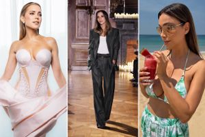 Collage aus Sylvie Meis, Victoria Beckham und Verona Pooth