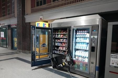 Automat im Flensburger Bahnhof wurde aufgebrochen.
Foto Bundespolizei