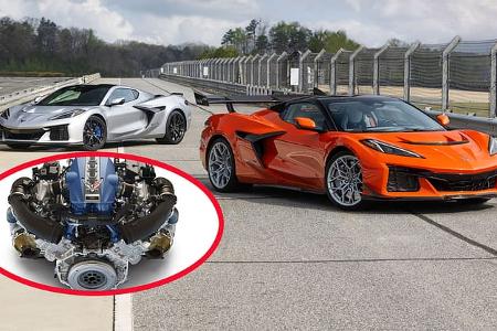 Chevrolet Corvette neuer V8 Collage