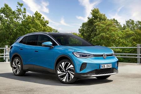 VW ID.4 Modellpflege (2023) Farbe: Costa Azul