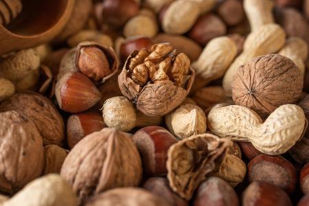 Nüsse in der Schale